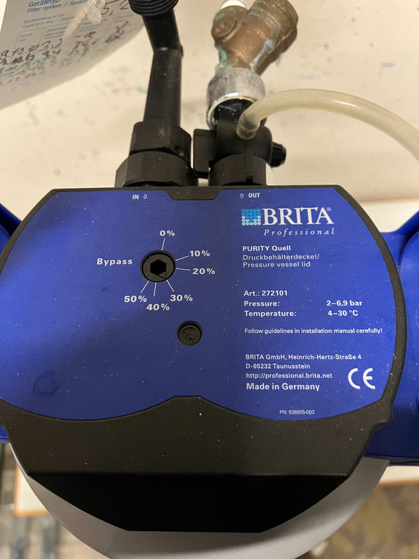 Brita Wasserfilter mit Wasseruhr gebraucht