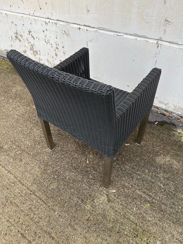 Rattan Sessel Stuhl Gastro dunkelbraun Outdoor gebraucht